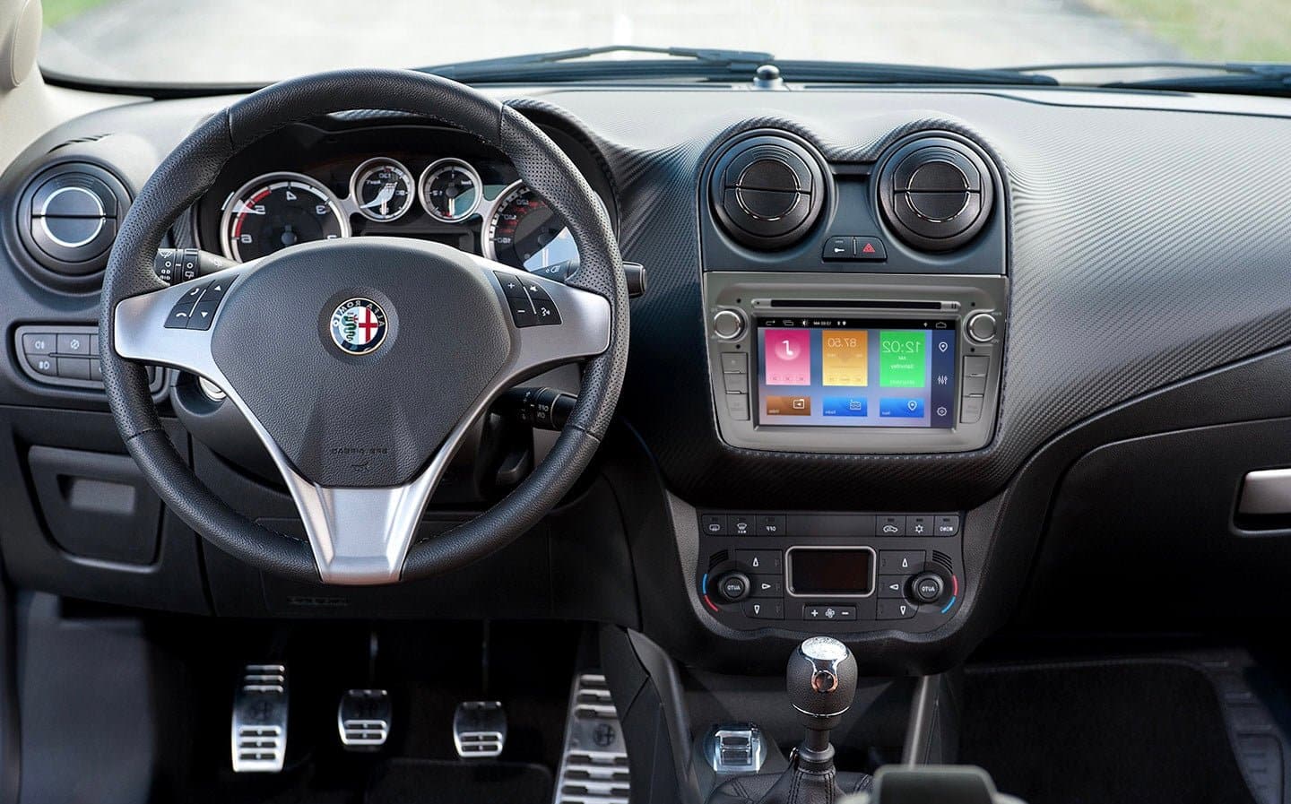 CTB-MTO212 | ALFA ROMEO MITO 2008-2018 | ANDROID GPS BLUETOOTH WIFI | APPLE CARPLAY ANDROID AUTO |