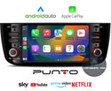 CTB-PTO110 | FIAT PUNTO 2010-2021 | GPS NAVIGATORE BLUETOOTH WIFI CARPLAY ANDROID AUTO TOUCH SCREEN