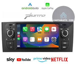 CTB-X408R | FIAT GRANDE PUNTO 2006-2010 | NAVIGATORE CAR TABLET | APPLE CARPLAY ANDROID AUTO | GPS WIFI USB TOUCH SCREEN