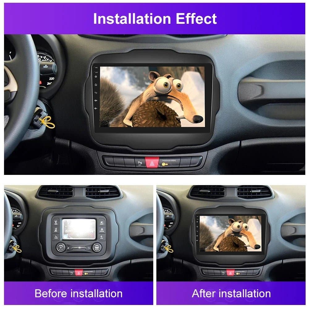 CTB-RNG10X | JEEP RENEGADE | APPLE CARPLAY ANDROID AUTO | 4G WIFI | BLUETOOTH USB | MIRRORLINK
