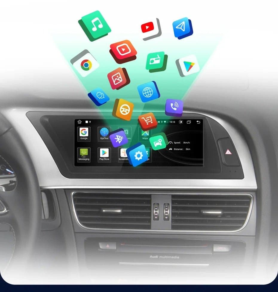 CTB-Y880RD | AUDI A4-A5 (B8) 2008-2016 | APPLE CARPLAY ANDROID AUTO | NAVIGATORE USB GPS WiFi 4G