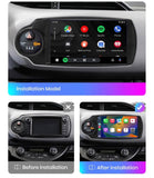 CTB-YH670P | TOYOTA YARIS 2012-2018 9 POLLICI | APPLE CARPLAY ANDROID AUTO | NAVIGATORE USB BLUETOOTH GPS | WIFI 4G CARTABLET