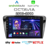 CTB-SD840F | SKODA OCATVIA 3 SERIE (5E) 2013-2018 10 POLLICI | APPLE CARPLAY ANDROID AUTO | GPS BLUETOOTH USB DSP DAB+