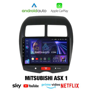 CTB-R452HN | MITSUBISHI ASX 1 2010-2016 | CARTABLET 10 POLLICI ANDROID APPLE CARPLAY | NAVIGATORE USB WIFI 4G