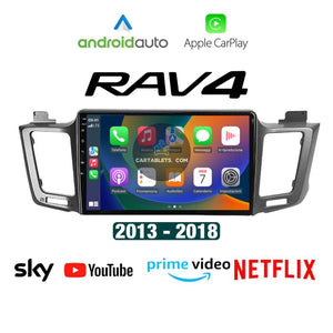 CTB-YH530P | TOYOTA RAV4 2013-2018 10 POLLICI | APPLE CARPLAY ANDROID AUTO | NAVIGATORE USB BLUETOOTH GPS | WIFI 4G CARTABLET