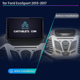 CTB-FR601M | FORD ECOSPORT 2013-2017 | NAVIGATORE ANDROID AUTO APPLE CARPLAY | USB BLUETOOTH WIFI 4G | CARTABLET 2DIN COMANDI AL VOLANTE