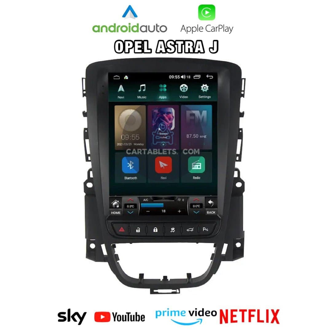 CTB- GT051J | OPEL ASTRA J 2009-2015 MONITOR 9,7 ZOLL | APPLE CARPLAY ANDROID AUTO | WiFi BLUETOOTH GPS USB NAVIGATIONSGERÄT