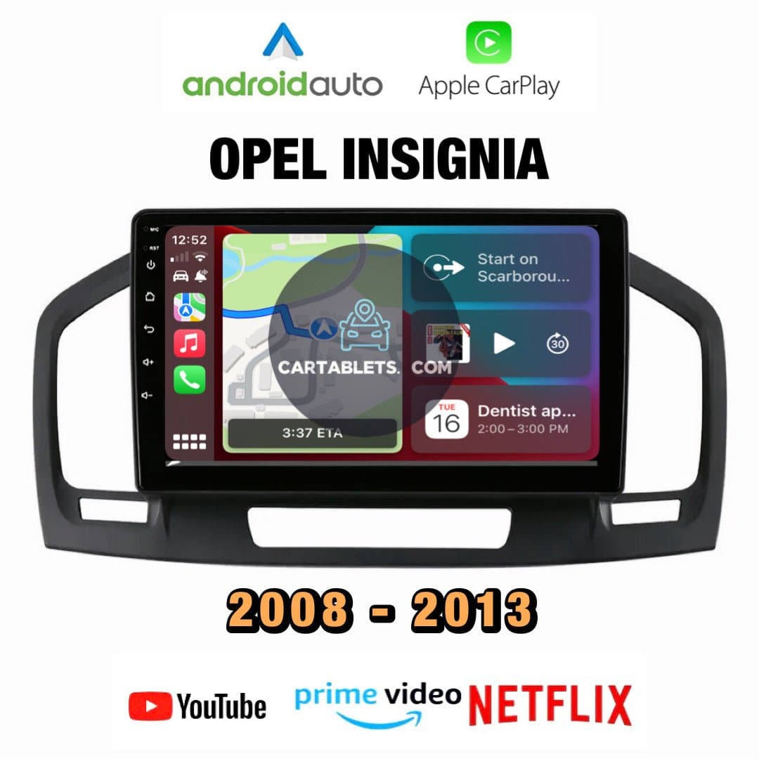 CTB- SK031J | OPEL INSIGNIA 2008-2013 MONITOR 9 ZOLL | APPLE CARPLAY ANDROID AUTO | WiFi BLUETOOTH GPS USB NAVIGATIONSGERÄT