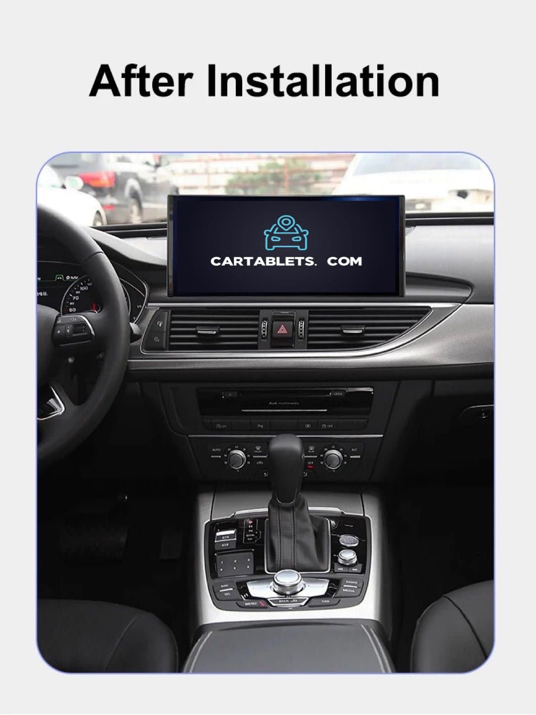 CTB-MH121 | AUDI A6 C7 2012-2018 | CAR TABLET MONITOR FISSO 12.3 POLLICI | APPLE CARPLAY ANDROID AUTO | GPS WIFI BLUETOOTH 4G