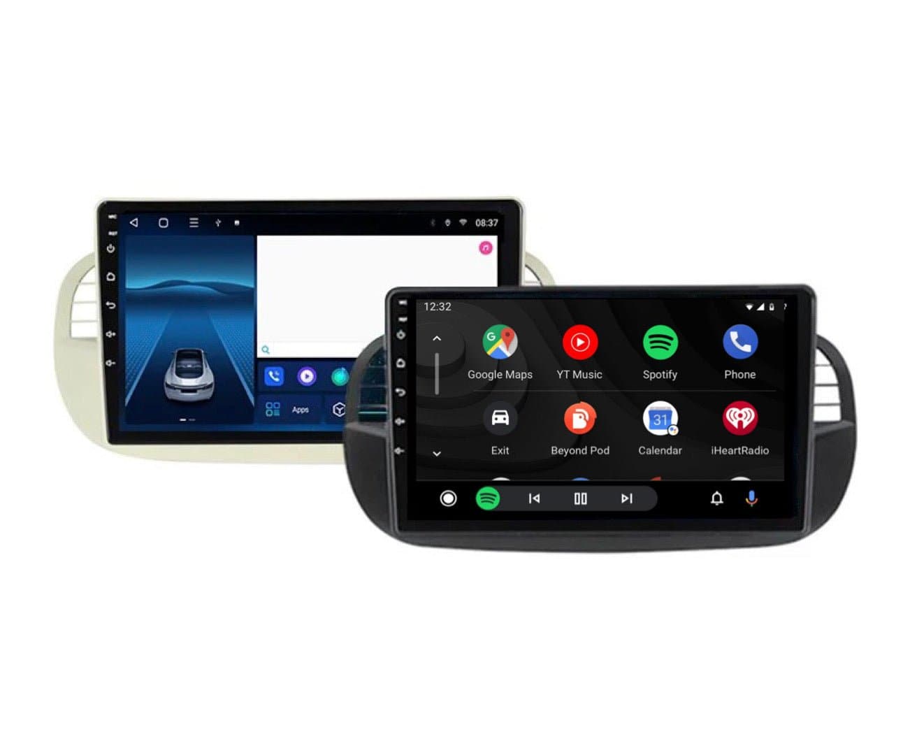 CTB-FT500J | FIAT 500 - FIAT 500 ABARTH | MONITOR 9 POLLICI NAVIGATORE RADIO OCTACORE APPLE CARPLAY ANDROID AUTO GPS USB BLUETOOTH TOUCH SCREEN