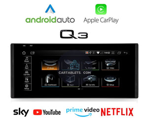 CTB-MH930L | AUDI Q3 2013-2017 | CAR TABLET MONITOR 10.25 POLLICI | APPLE CARPLAY ANDROID AUTO | GPS WIFI BLUETOOTH 4G