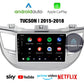 CTB-X480MC | HYUNDAI TUCSON 2015-2018 CARTABLET 9 POLLICI ANDROID AUTO APPLE CARPLAY | WIFI 4G NAVIGATORE BLUETOOTH GPS