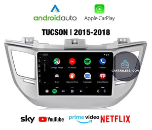 CTB-X480MC | HYUNDAI TUCSON 2015-2018 CARTABLET 9 POLLICI ANDROID AUTO APPLE CARPLAY | WIFI 4G NAVIGATORE BLUETOOTH GPS