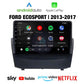CTB-FR601M | FORD ECOSPORT 2013-2017 | NAVIGATORE ANDROID AUTO APPLE CARPLAY | USB BLUETOOTH WIFI 4G | CARTABLET 2DIN COMANDI AL VOLANTE