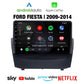 CTB-FRD439M | FORD FIESTA 2009-2014 | NAVIGATORE ANDROID AUTO APPLE CARPLAY | USB BLUETOOTH WIFI 4G | CARTABLET 2DIN COMANDI AL VOLANTE